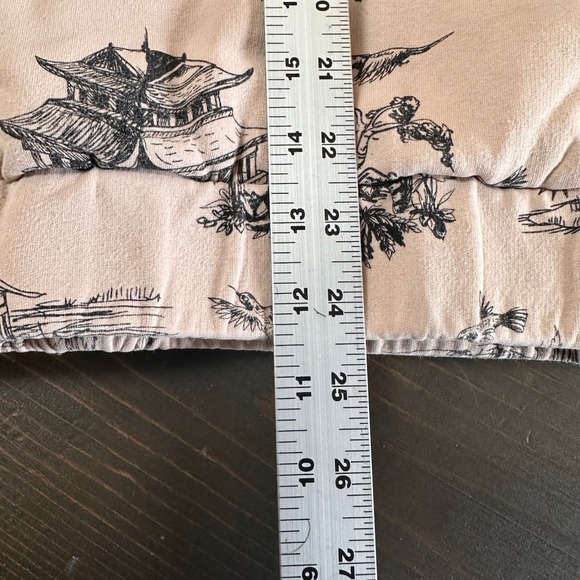 Ellandemm J'Adore L'Amour Tiger Toile Quarter Zip Sweatshirt Tan Black SM - Picture 11 of 11